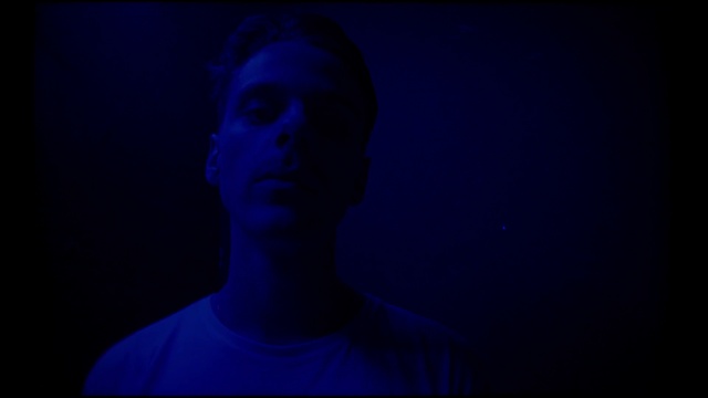 Video Reference: Cloud, Flash photography, Jaw, Neck, Sky, Art, Electric blue, T-shirt, Magenta, Darkness