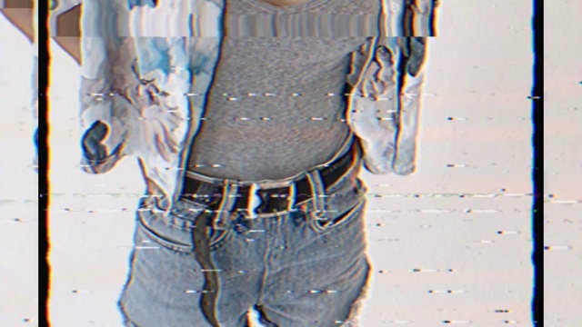 Video Reference: Jeans, Trousers, Outerwear, Textile, Sleeve, Waist, Dress, Denim, Street fashion, T-shirt
