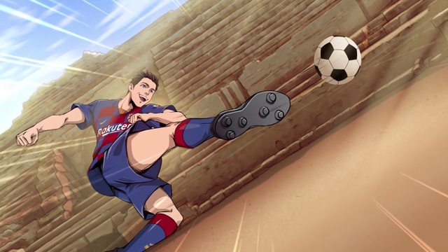 Video Reference: World, Football, Cartoon, Player, Ball, Soccer, Sports equipment, Competition event, Art, Fun