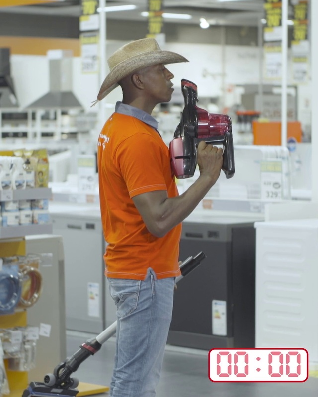 Video Reference: Jeans, Workwear, Yellow, T-shirt, Engineering, Gas, Baseball cap, Machine, Cap, Personal protective equipment