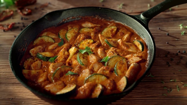 Video Reference: Food, Tableware, Ingredient, Recipe, Cuisine, Stew, Kitchen utensil, Dish, Produce, Cooking