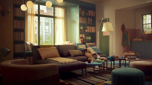 Video Reference: Furniture, Picture frame, Property, Couch, Building, Table, Wood, Interior design, Lamp, House