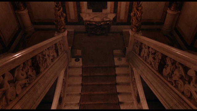 Video Reference: Wood, Building, Stairs, Font, Flooring, Symmetry, Hardwood, Tints and shades, Darkness, Baluster