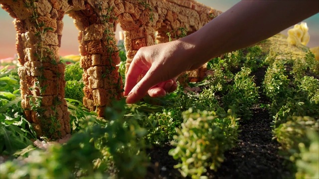 Video Reference: Hand, Plant, People in nature, Botany, Gesture, Vegetation, Sunlight, Grass, Flower, Groundcover
