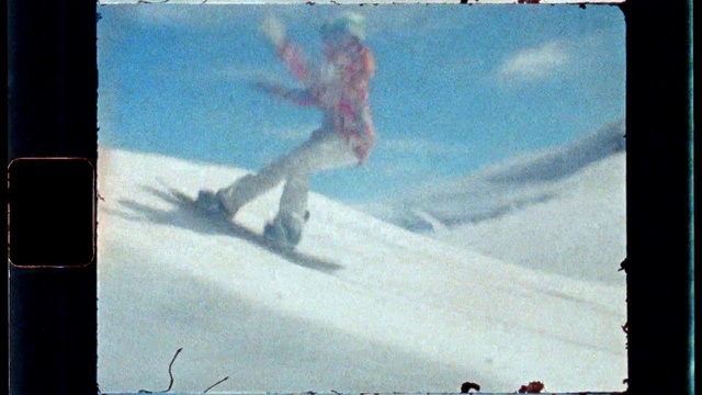 Video Reference: Sky, Slope, Snowboarding, Snow, Rectangle, Cloud, Recreation, Winter sport, Skiing, Skier