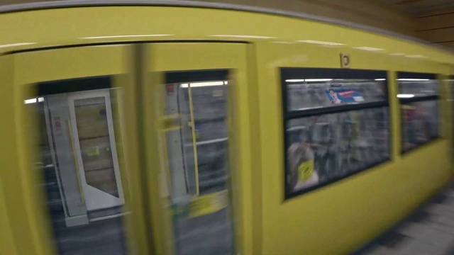 Video Reference: Train, Fixture, Door, Mode of transport, Rolling stock, Window, Public transport, Tints and shades, Glass, Passenger car