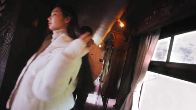 Video Reference: Flash photography, Window, Curtain, Fashion design, Event, Fur clothing, Fur, Formal wear, Fun, Room