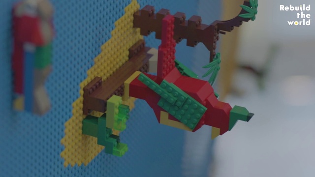 Video Reference: World, Building sets, Toy block, Toy, Lego, Creative arts, Construction set toy, Urban design, Art, Space