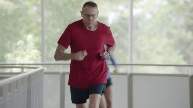 Video Reference: Shorts, Active shorts, Sleeve, Knee, Plant, Outdoor recreation, Tree, Exercise, Leisure, Running