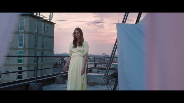 Video Reference: Cloud, Sky, Flash photography, Building, Dress, Happy, Travel, Fashion design, Street fashion, Formal wear