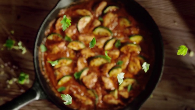 Video Reference: Food, Frying pan, Plant, Tableware, Recipe, Ingredient, Karahi, Stir frying, Pan frying, Cooking