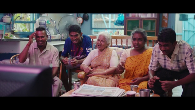 Video Reference: Shirt, Sharing, Fun, Leisure, Hat, Event, Happy, Lap, Sitting, Conversation