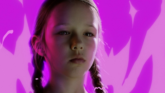 Video Reference: Nose, Cheek, Skin, Lip, Eyebrow, Eyelash, Purple, Flash photography, Jaw, Ear