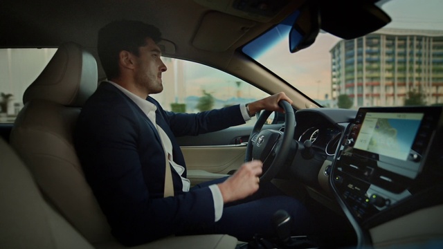 Video Reference: Clothing, Car, Vehicle, Automotive design, Motor vehicle, Automotive mirror, Steering wheel, Flash photography, Mode of transport, Personal luxury car