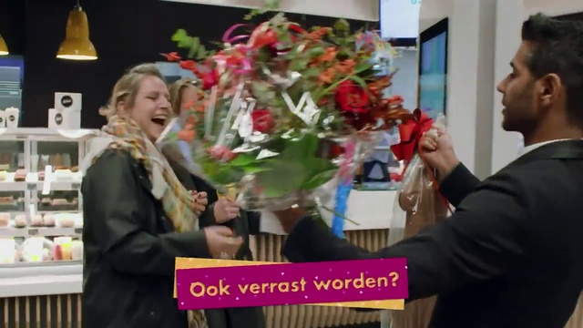 Video Reference: Flower, Plant, Coat, Fashion, Gesture, Interaction, Social group, Community, Suit, Flower Arranging
