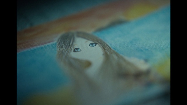 Video Reference: Eye, Eyebrow, Eyelash, Iris, Wood, Art, Tints and shades, Rectangle, Paint, Painting