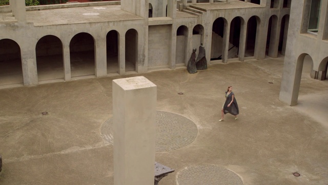 Video Reference: Building, Landscape, Art, Arch, Facade, Flooring, Arcade, Holy places, Concrete, Composite material