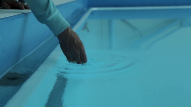 Video Reference: Water, Azure, Table, Fluid, Swimming pool, Aqua, Floor, Liquid, Flooring, Wrist