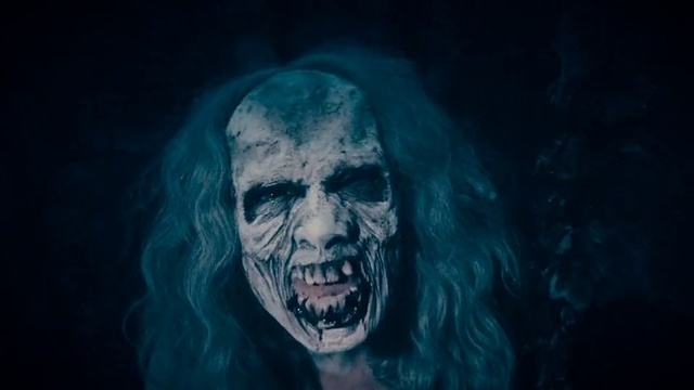 Video Reference: Mouth, Jaw, Art, Painting, Flash photography, Electric blue, Fang, Shout, Fictional character, Darkness