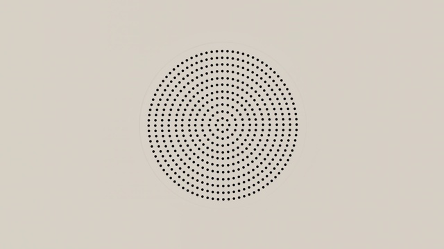 Video Reference: Audio equipment, Font, Circle, Pattern, Metal, Symmetry, Microphone, Symbol, Auto part, Event