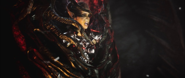 Video Reference: Toy, Cg artwork, Statue, Art, Flash photography, Darkness, Supernatural creature, Sculpture, Metal, Carmine