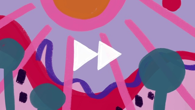 Video Reference: Product, Azure, Art, Font, Gesture, Pink, Violet, Aqua, Magenta, Material property