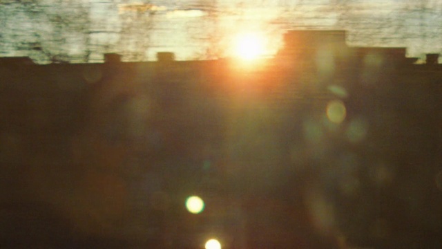 Video Reference: Amber, Wood, Automotive lighting, Tints and shades, Lens flare, Tree, Window, Street light, Heat, Cloud