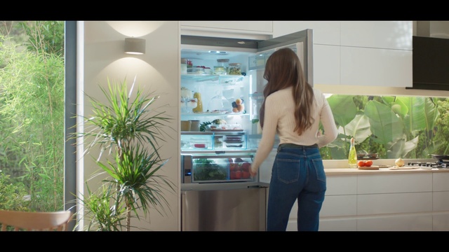 Video Reference: Plant, Green, Houseplant, Sleeve, Interior design, Countertop, Flowerpot, Kitchen, Waist, Cabinetry