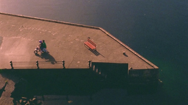 Video Reference: Building, Water, Window, Lighting, Slope, Wood, Sky, Sports equipment, Tints and shades, Landscape