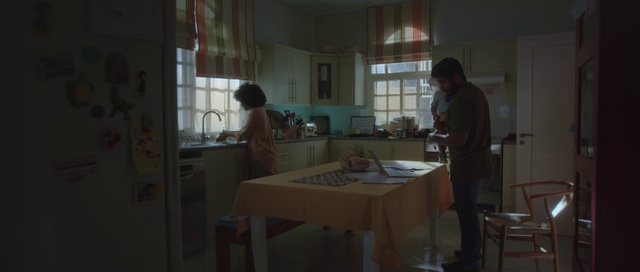 Video Reference: Furniture, Window, Table, Interior design, Building, Cabinetry, Kitchen, Flooring, Countertop, Wood