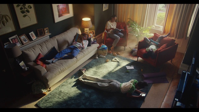 Video Reference: Picture frame, Couch, Comfort, Plant, Wood, Table, Building, Living room, Flooring, Floor