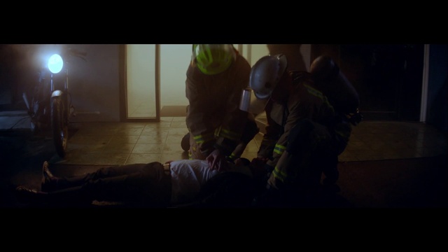 Video Reference: Interaction, Fun, Event, Personal protective equipment, Darkness, Helmet, Room, Workwear, Midnight, Military organization