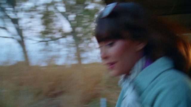 Video Reference: Wood, Grass, Street fashion, Happy, Eyewear, Cap, Forest, Electric blue, Baseball cap, Bangs