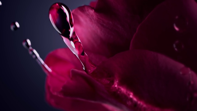 Video Reference: Flower, Plant, Purple, Water, Petal, Violet, Pink, Terrestrial plant, Liquid, Flash photography