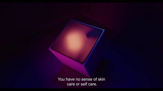 Video Reference: Purple, Rectangle, Violet, Font, Electric blue, Magenta, Visual effect lighting, Lens flare, Gas, Pattern