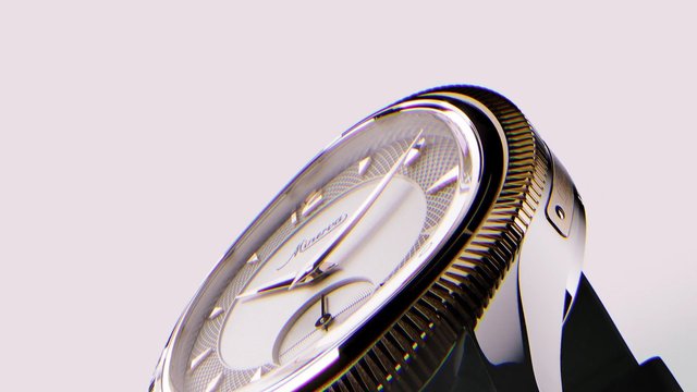 Video Reference: watch, wristwatch, close-up, luxury, metal, bezel, dial, timepiece, product, isolated, background, shiny, silver, analog