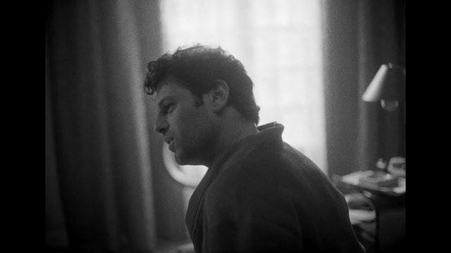 Video Reference: Flash photography, Jaw, Gesture, Black-and-white, Beard, Tints and shades, Curtain, Monochrome photography, Elbow, Monochrome