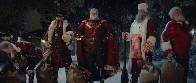 Video Reference: Outerwear, Hat, Art, Event, Entertainment, Performing arts, Cape, Armour, Costume design, Performance art