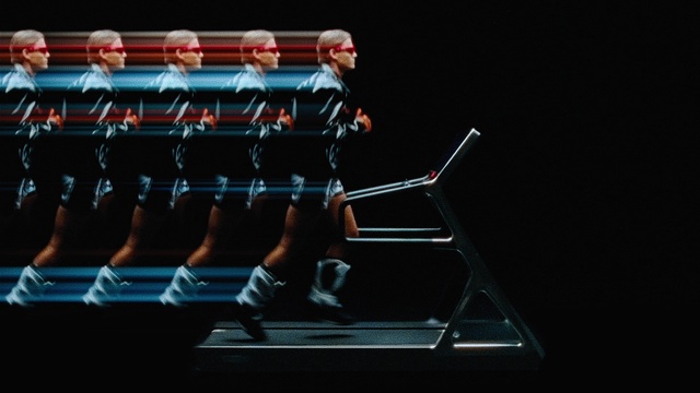 Video Reference: Chair, Gas, Font, Electric blue, Metal, Event, Symmetry, Darkness, Rectangle, Steel