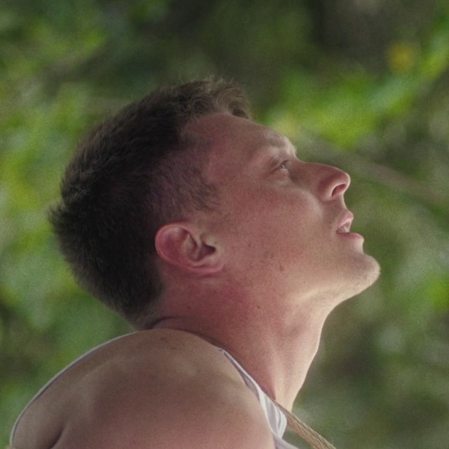 Video Reference: Jaw, Happy, Grass, Sunglasses, Throat, Flash photography, Leisure, Chest, Facial hair, Portrait photography