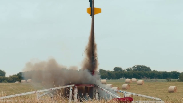 Video Reference: Plant, Sky, Pollution, Aircraft, Missile, Tree, Event, Aviation, Vehicle, Smoke