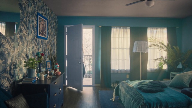 Video Reference: Property, Window, Building, Light, Green, House, Plant, Ceiling fan, Wood, Shade