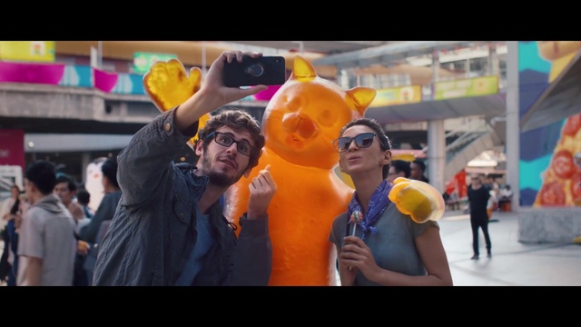 Video Reference: Shirt, Hat, Orange, Eyewear, Happy, Leisure, Entertainment, T-shirt, Fun, Event