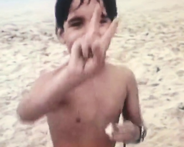 Video Reference: Neck, People in nature, Gesture, Beach, Chest, Barechested, Thumb, Happy, Trunk, Fun