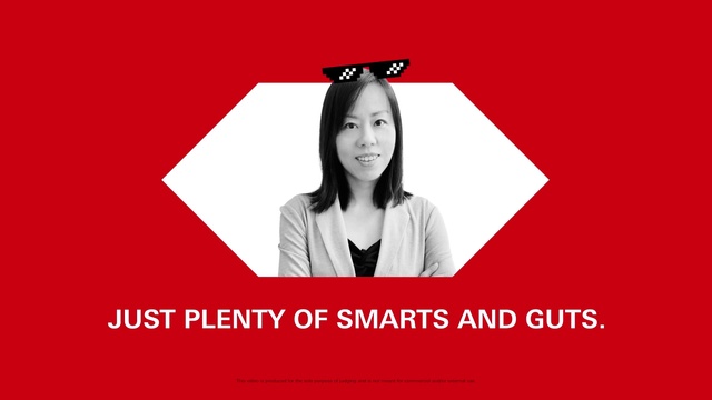 Video Reference: Smile, Sleeve, Happy, Gesture, Lipstick, Font, Flash photography, Brand, Event, Advertising