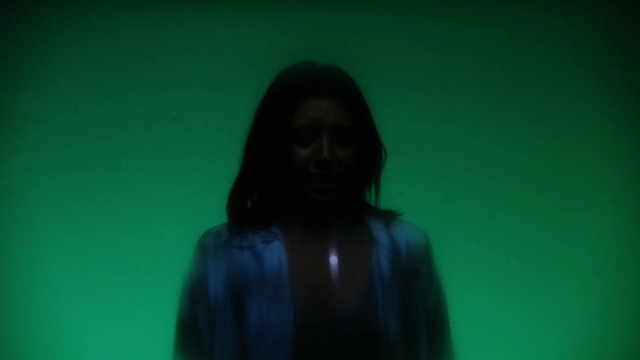 Video Reference: Green, Flash photography, Electric blue, Long hair, Magenta, Art, Fictional character, Darkness, Fun, Room