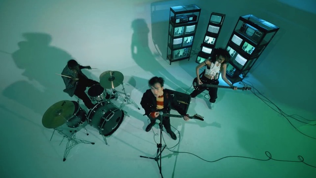 Video Reference: Jeans, Chair, Font, T-shirt, Leisure, Art, Electric blue, Eyewear, Fun, Event