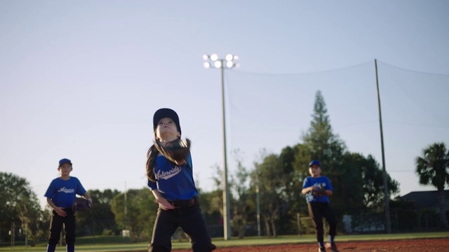 Video Reference: Sky, Player, Sports equipment, Sports uniform, Tree, Ball game, Leisure, Grass, Competition event, Championship