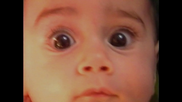 Video Reference: Nose, Cheek, Lip, Eyelash, Smile, Human body, Jaw, Iris, Ear, Baby