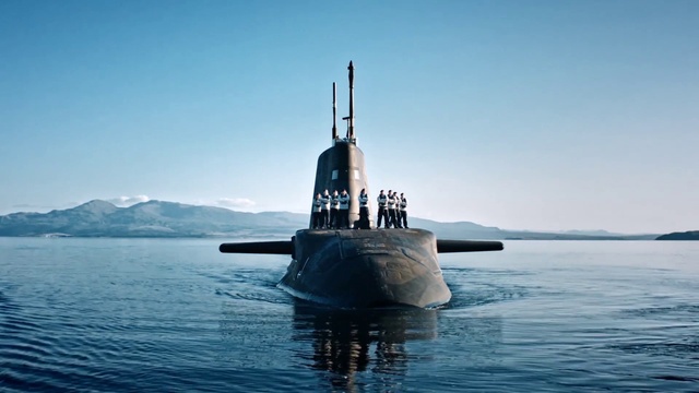 Video Reference: Water, Sky, Ballistic missile submarine, Lake, Horizon, Vehicle, Calm, Mountain, Submarine, Ocean